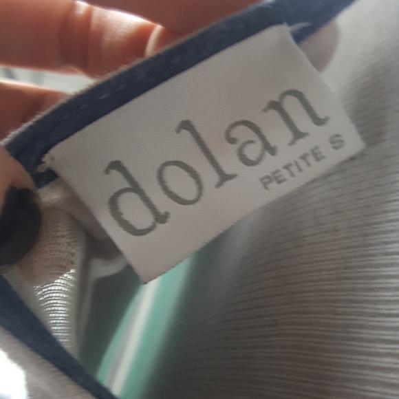 Dolan Anthropolgie Colorblock Slit Maxi Blue Dress - Picture 7 of 8